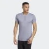 ADIDAS AEROKNIT Yoga Base Naadloos Training T-shirt