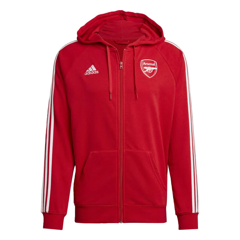 ADIDAS Arsenal DNA 3-Stripes Ritshoodie 2 ADIDAS Arsenal DNA 3-Stripes Ritshoodie - Afbeelding 2