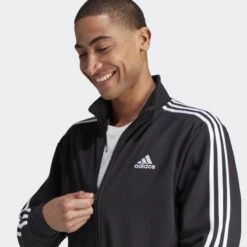 ADIDAS Basic 3-Stripes Fleece Trainingspak -Adidas Verkoopwinkel basic 3 stripes fleece trainingspak 3