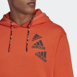 ADIDAS Essentials BrandLove Fleece Hoodie (Uniseks) -Adidas Verkoopwinkel essentials brandlove fleece hoodie uniseks 3