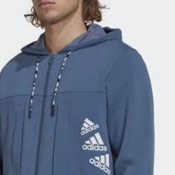 ADIDAS Essentials BrandLove Fleece Ritshoodie -Adidas Verkoopwinkel essentials brandlove fleece ritshoodie 3