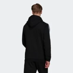 ADIDAS Essentials Fleece 3-Stripes Logo Hoodie -Adidas Verkoopwinkel essentials fleece 3 stripes logo hoodie 3