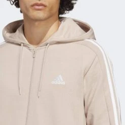 ADIDAS Essentials French Terry 3-Stripes Ritshoodie -Adidas Verkoopwinkel essentials french terry 3 stripes ritshoodie 3