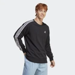 ADIDAS Essentials French Terry 3-Stripes Sweatshirt