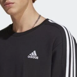 ADIDAS Essentials French Terry 3-Stripes Sweatshirt -Adidas Verkoopwinkel essentials french terry 3 stripes sweatshirt 4