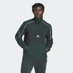 ADIDAS Essentials Reflect-in-the-Dark Polar Fleece Sweater