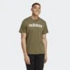ADIDAS Essentials Single Jersey Linear Geborduurd Logo T-shirt