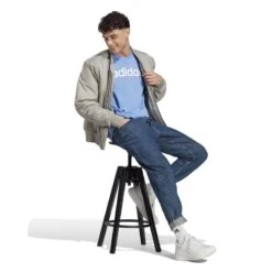 ADIDAS Fitness T-shirt Heren Blauw -Adidas Verkoopwinkel fitness t shirt heren blauw 4