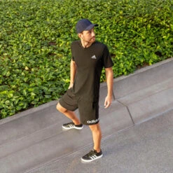 ADIDAS Fitness T-shirt Heren Zwart -Adidas Verkoopwinkel fitness t shirt heren zwart 6