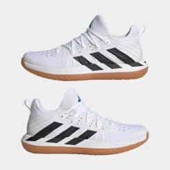 ADIDAS Handbalschoenen Voor Volwassenen Stabil Next Gen Wit Zwart Blauw -Adidas Verkoopwinkel handbalschoenen voor volwassenen stabil next gen wit zwart blauw 3