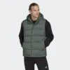 ADIDAS Helionic Donsbodywarmer Met Capuchon