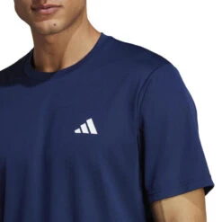 ADIDAS HERENSHIRT VOOR CARDIOFITNESS BLAUW -Adidas Verkoopwinkel herenshirt voor cardiofitness blauw 5