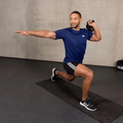 ADIDAS HERENSHIRT VOOR CARDIOFITNESS BLAUW -Adidas Verkoopwinkel herenshirt voor cardiofitness blauw 9