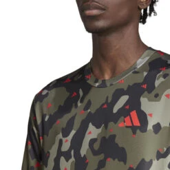 ADIDAS HERENSHIRT VOOR CARDIOFITNESS CAMOUFLAGE -Adidas Verkoopwinkel herenshirt voor cardiofitness camouflage 4