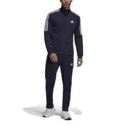 ADIDAS HERENTRAININGSPAK VOOR CARDIOFITNESS BLAUW -Adidas Verkoopwinkel herentrainingspak voor cardiofitness blauw 2
