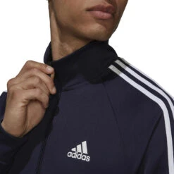 ADIDAS HERENTRAININGSPAK VOOR CARDIOFITNESS BLAUW -Adidas Verkoopwinkel herentrainingspak voor cardiofitness blauw 4