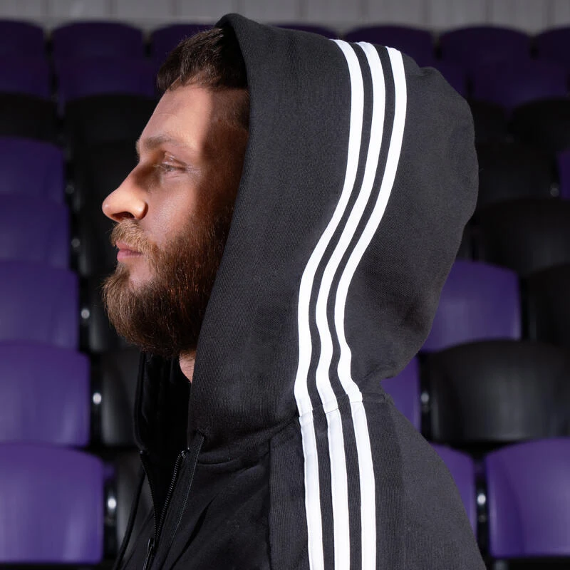 ADIDAS Hoodie Voor Fitness En Soft Training Heren Zwart 5 ADIDAS Hoodie Voor Fitness En Soft Training Heren Zwart - Afbeelding 5