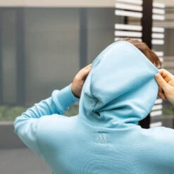 ADIDAS Hoodie Voor Fitness Heren Blauw 12 ADIDAS Hoodie Voor Fitness Heren Blauw -Adidas Verkoopwinkel hoodie voor fitness heren blauw 5