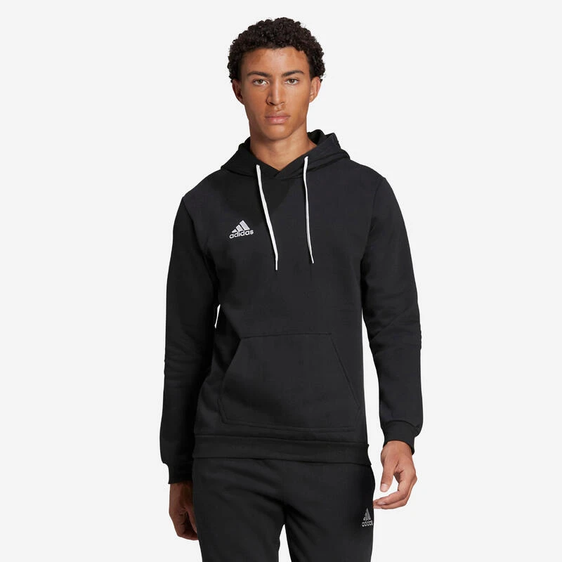 ADIDAS Hoodie Voor Volwassenen Entrada 22 Zwart 2 ADIDAS Hoodie Voor Volwassenen Entrada 22 Zwart - Afbeelding 2
