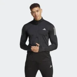 ADIDAS Own The Run Sweatshirt Met Korte Rits