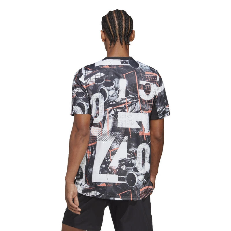 T-shirt Adidas Club Graph 5 T-shirt Adidas Club Graph - Afbeelding 5