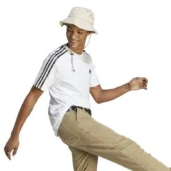 ADIDAS T-shirt Voor Fitness En Soft Training Heren Camo Wit -Adidas Verkoopwinkel t shirt voor fitness en soft training heren camo wit 3