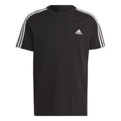 ADIDAS T-shirt Voor Fitness En Soft Training Heren Zwart -Adidas Verkoopwinkel t shirt voor fitness en soft training heren zwart 2