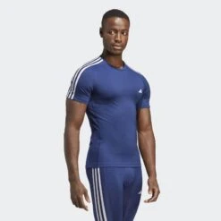ADIDAS Techfit 3-Stripes Training T-shirt