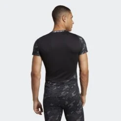 ADIDAS Techfit Allover Print Training T-shirt -Adidas Verkoopwinkel techfit allover print training t shirt 2