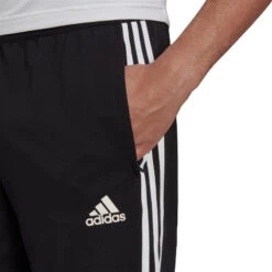 ADIDAS Trainingsbroek Voor Voetbal Sereno Slim Fit 3 Strepen Zwart -Adidas Verkoopwinkel trainingsbroek voor voetbal sereno slim fit 3 strepen zwart 4