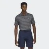 ADIDAS Two-Color Striped Poloshirt