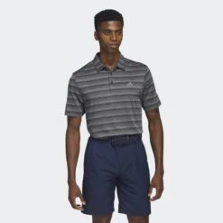 ADIDAS Two-Color Striped Poloshirt