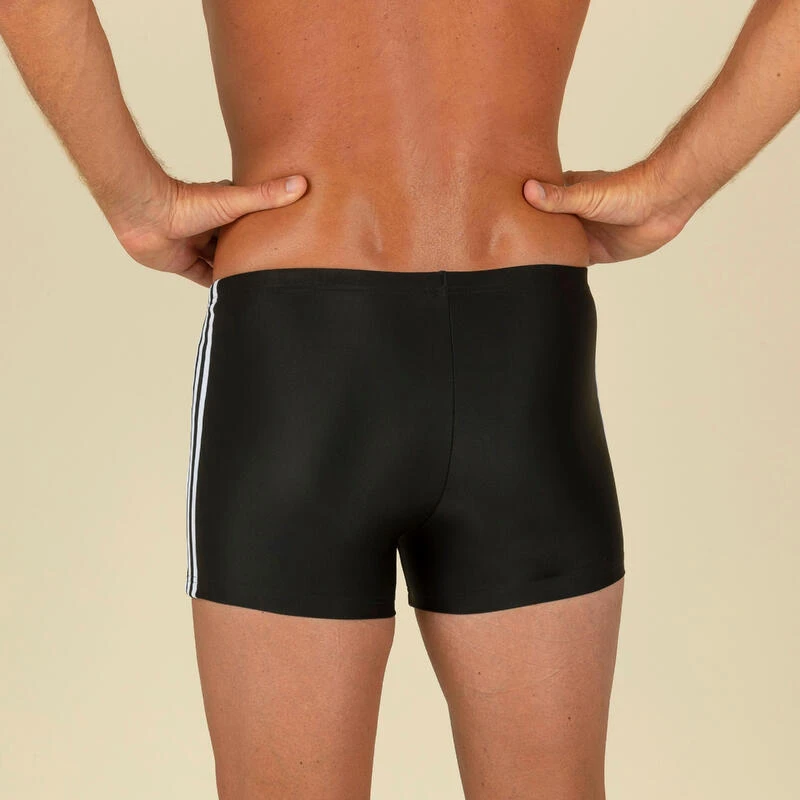 ADIDAS Zwemboxer Voor Heren 3S Zwart Wit 2 ADIDAS Zwemboxer Voor Heren 3S Zwart Wit - Afbeelding 2